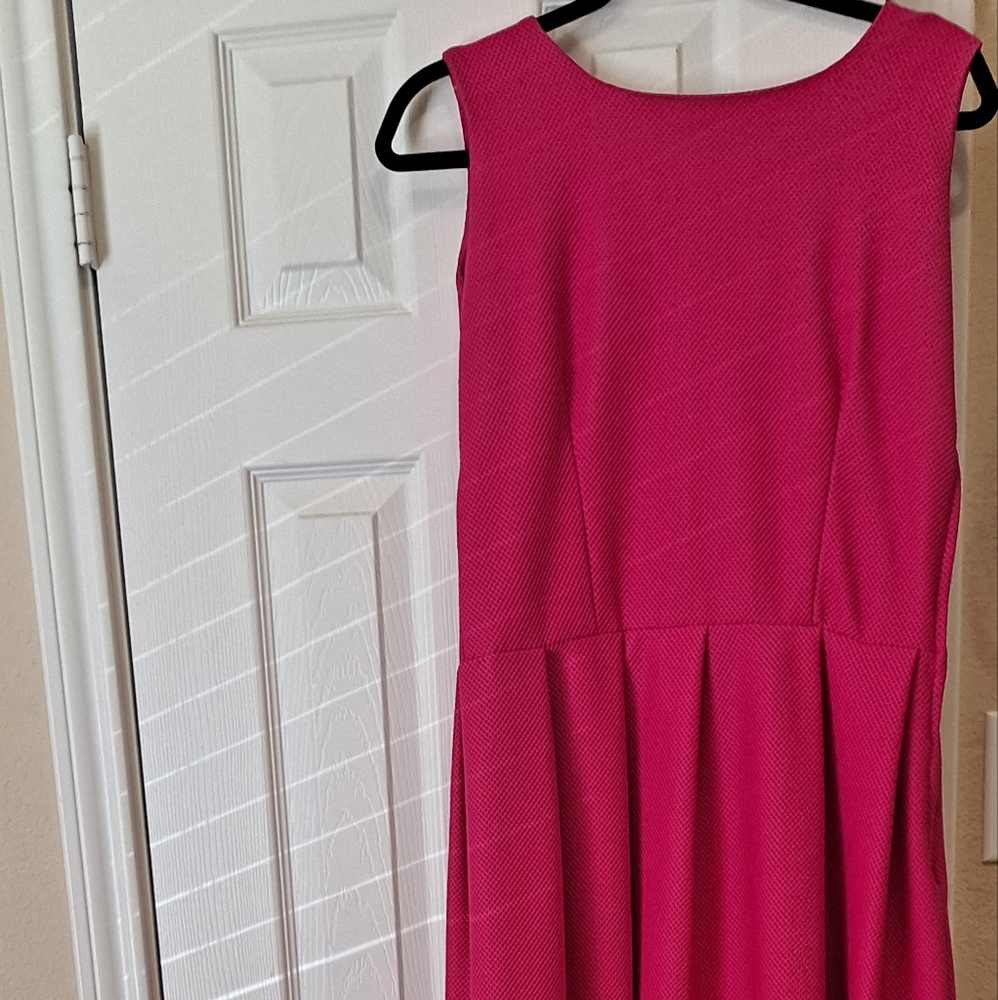 Pink dress with bow